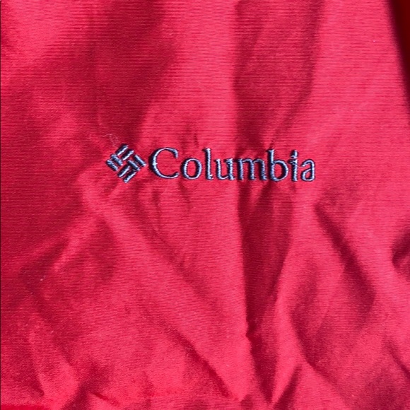 Red Columbia rain jacket - Picture 3 of 3